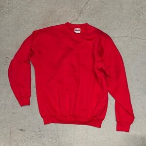 VTG Hanes Men's Bold Red Crewneck Sweater